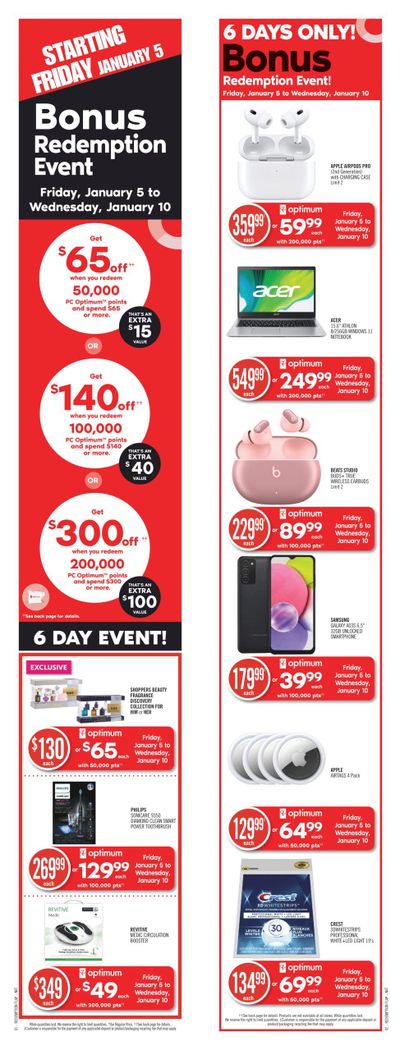Shoppers Drug Mart (ON) Flyer January 6 to 11