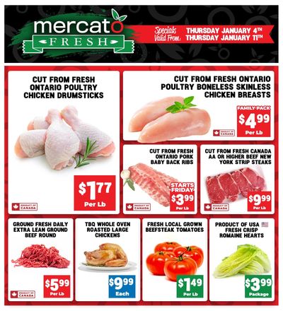 Mercato Fresh Flyer January 4 to 11