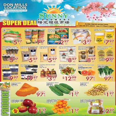 Sunny Foodmart (Don Mills) Flyer January 5 to 11