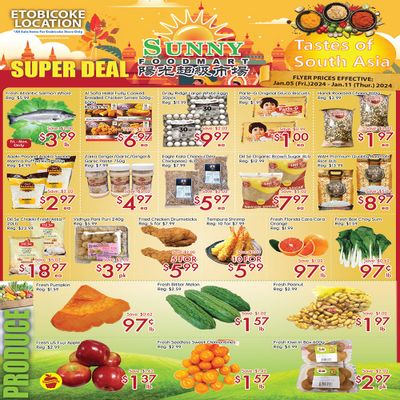 Sunny Foodmart (Etobicoke) Flyer January 5 to 11