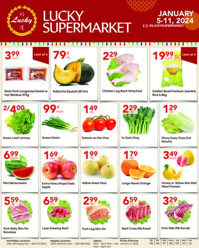 Lucky Supermarket (Winnipeg) Flyer January 5 to 11