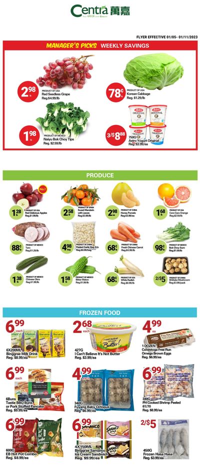Centra Foods (Barrie) Flyer January 5 to 11