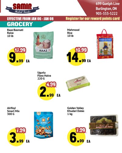 Samir Supermarket Flyer January 6 to 8