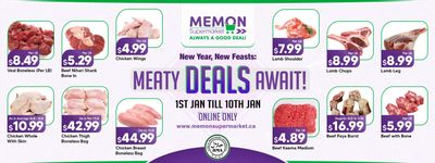 Memon Supermarket Flyer January 1 to 10