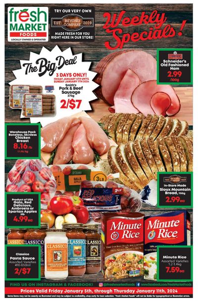 Fresh Market Foods Flyer January 5 to 11