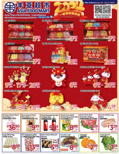 Asia Food Mart Flyer January 5 to 11