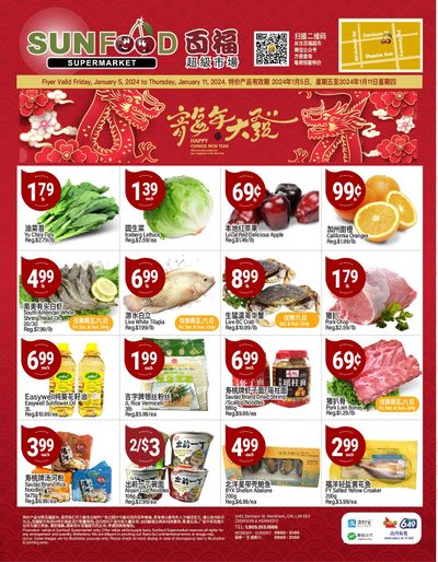Sunfood Supermarket Flyer January 5 to 11