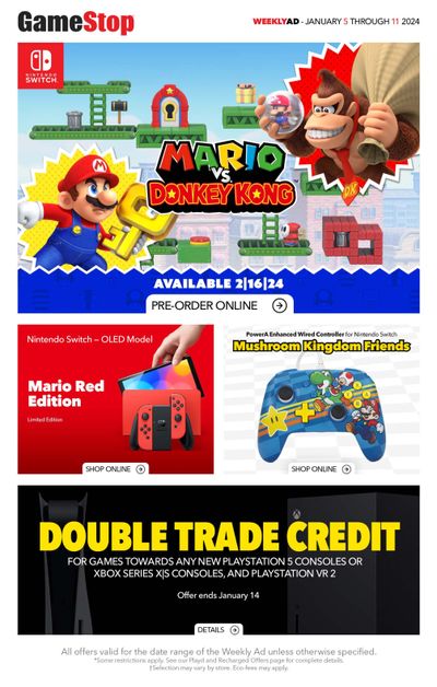 GameStop Flyer January 5 to 11