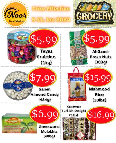 Noor Food Market Flyer January 5 to 11
