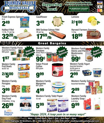 Bulkley Valley Wholesale Flyer January 4 to 10