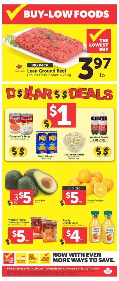 Buy-Low Foods (AB) Flyer January 4 to 10