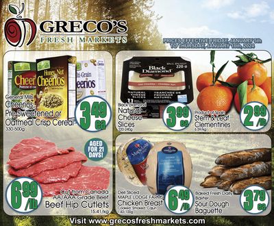 Greco's Fresh Market Flyer January 5 to 18