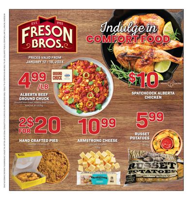 Freson Bros. Flyer January 12 to 18