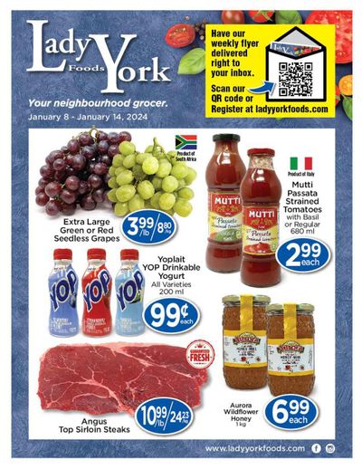 Lady York Foods Flyer January 8 to 14
