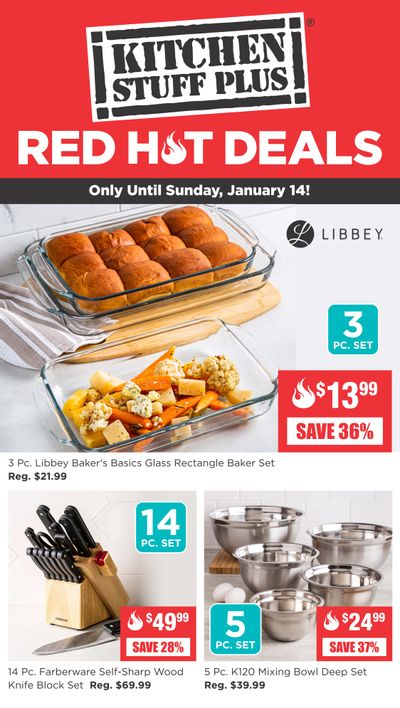 Kitchen Stuff Plus Red Hot Deals Flyer January 8 to 14