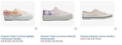Keds Canada: End of Season Sale up to 60% Off Select Styles