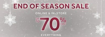 Le Chateau and Suzy Shier Canada: Winter Clearance & End of Season Sale up to 70% off
