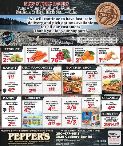 Pepper's Foods Flyer May 26 to June 1