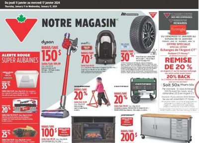 Canadian Tire: Redeem CT Money and Get 20% Back in CT Money January 12th – 14th