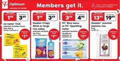 Loblaws Ontario: PC Blue Menu or PC Sparkling Water 12 Pack $1.99 After PC Optimum Points Offer