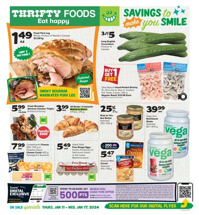 Thrifty Foods Flyer January 11 to 17