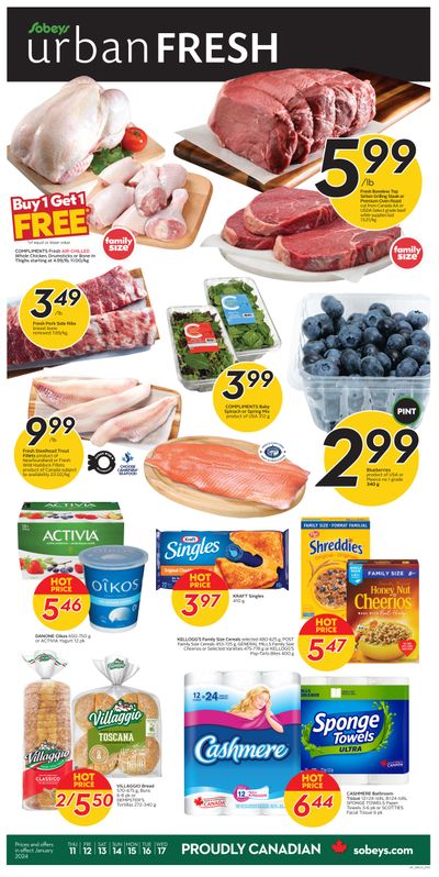 Sobeys Urban Fresh Flyer January 11 to 17