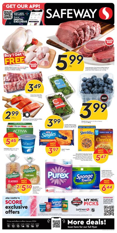 Safeway (BC) Flyer January 11 to 17