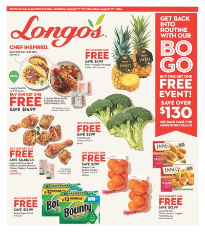Longo's Flyer January 11 to 17