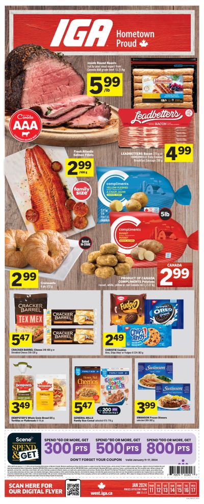 IGA (West) Flyer January 11 to 17