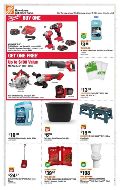 Home Depot (ON) Flyer January 11 to 17