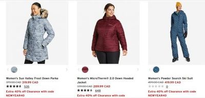 Eddie Bauer Canada: Get 50% off up to 3 Items + Extra 40% off Clearance