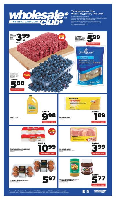 Real Canadian Wholesale Club Flyer January 11 to 17