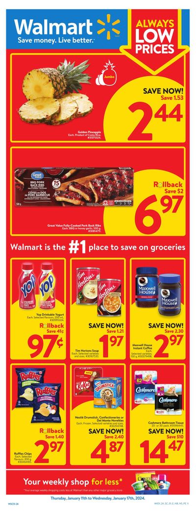 Walmart (Atlantic) Flyer January 11 to 17