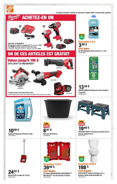 Home Depot (QC) Flyer January 11 to 17