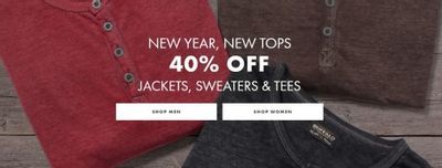 Buffalo Jeans Canada: Save 40% on Jackets, Sweaters, and Tees
