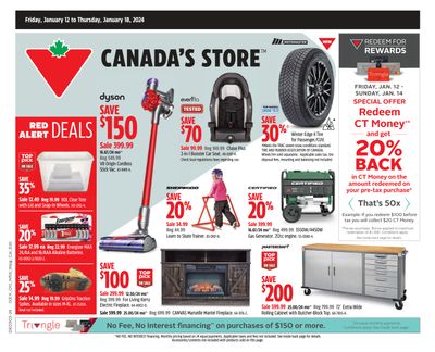 Canadian Tire (West) Flyer January 12 to 18
