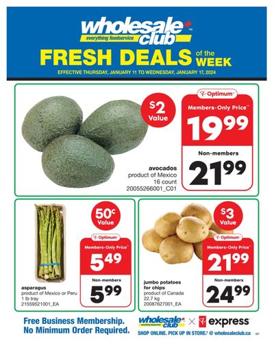 Wholesale Club (ON) Fresh Deals of the Week Flyer January 11 to 17