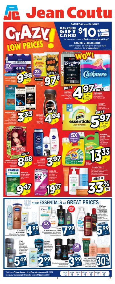 Jean Coutu (ON) Flyer January 12 to 18