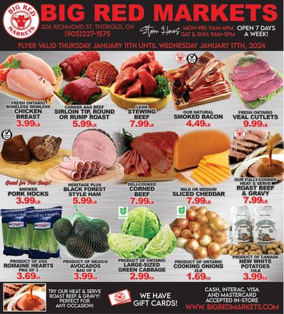 Big Red Markets Flyer January 11 to 17