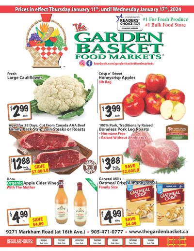 The Garden Basket Flyer January 11 to 17
