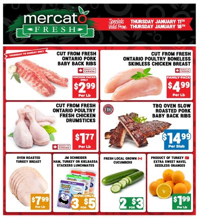 Mercato Fresh Flyer January 11 to 18