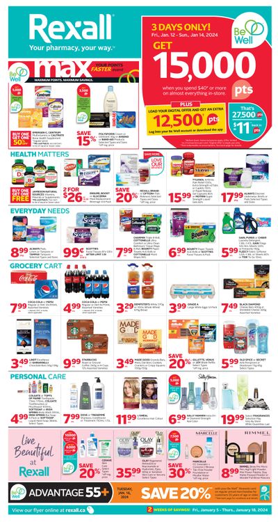 Rexall (MB) Flyer January 12 to 18