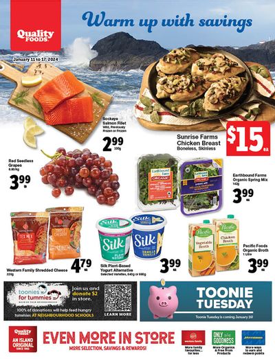 Quality Foods Flyer January 11 to 17