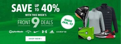 Golf Town Canada: Save up to 40% on This Week’s Front Nine Deals Until January 17th