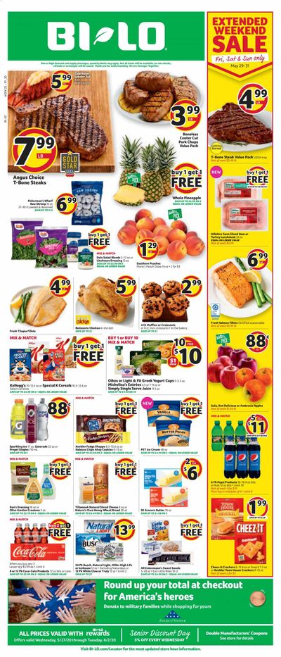 BI-LO Weekly Ad & Flyer May 27 to June 2