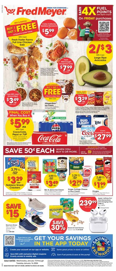 Fred Meyer (AK) Weekly Ad Flyer Specials January 10 to January 16, 2024