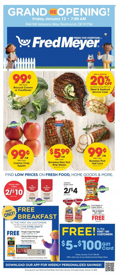 Fred Meyer (OR) Weekly Ad Flyer Specials January 10 to January 16, 2024