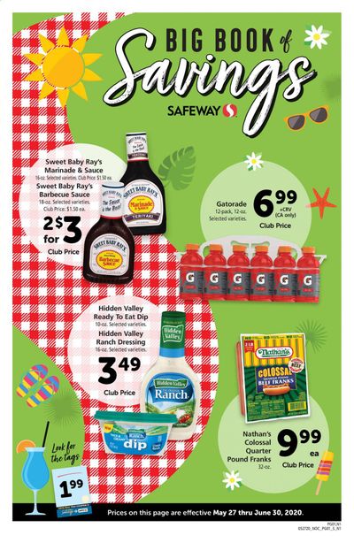 Safeway Weekly Ad & Flyer May 27 to June 30