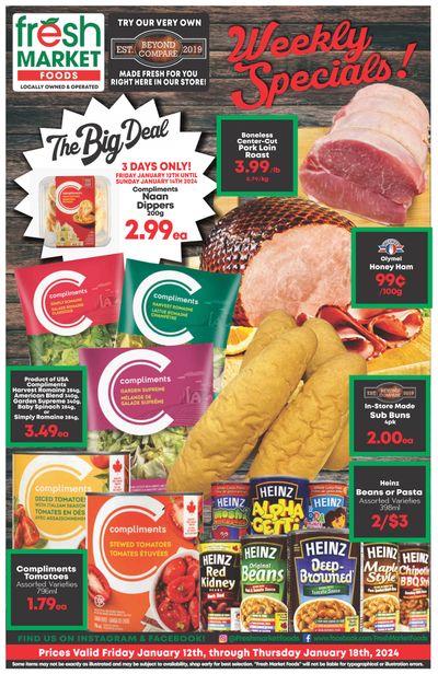 Fresh Market Foods Flyer January 12 to 18