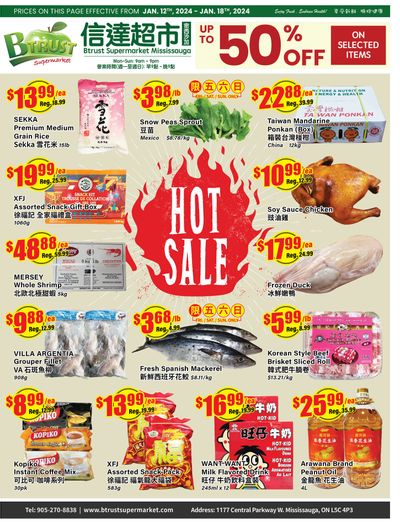 Btrust Supermarket (Mississauga) Flyer January 12 to 18
